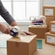 image 3 of Heavy Duty Clear Packaging Tape Rolls Strong Adhesive for Sealing Parcels Boxes | White | 96