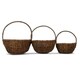image 3 of Wicker Medium Oval Unpeeled Willow Garden Trug