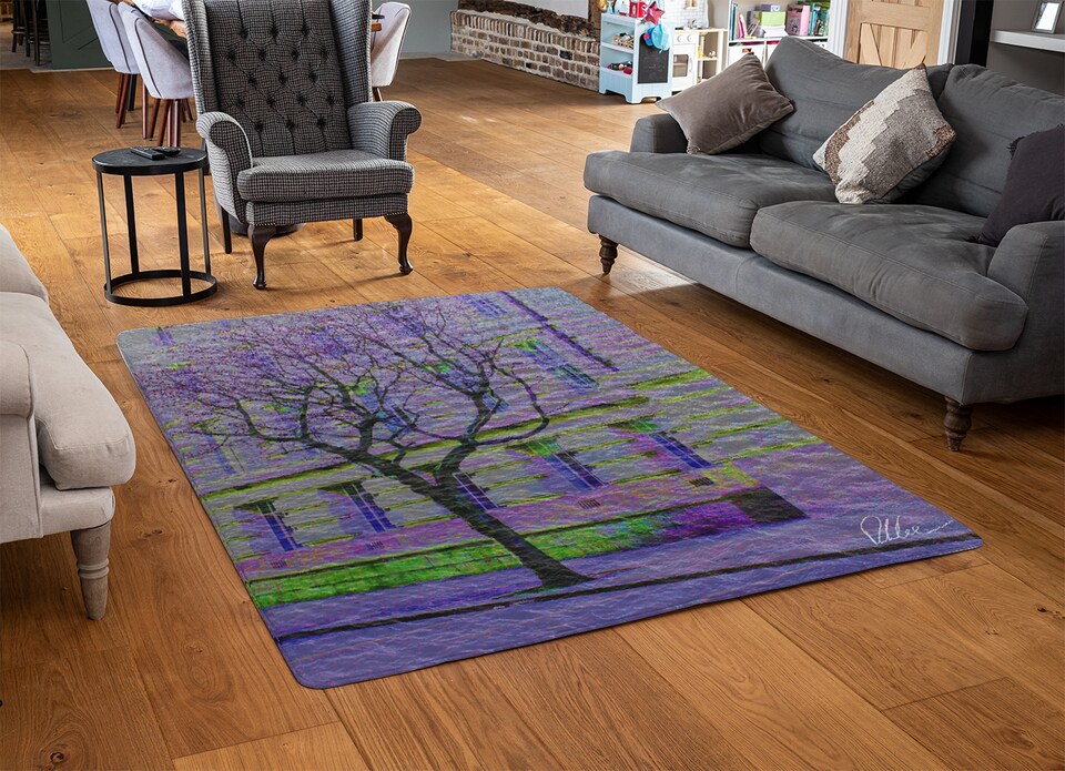 image 1 of Lonely Tree Rug | Multi