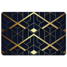 luxury gold art deco (Placemat)