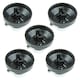 image 2 of SPARES2GO Control Knob for Stoves Newhome Oven Cooker (Pack of 5 Knobs) Black | Silver
