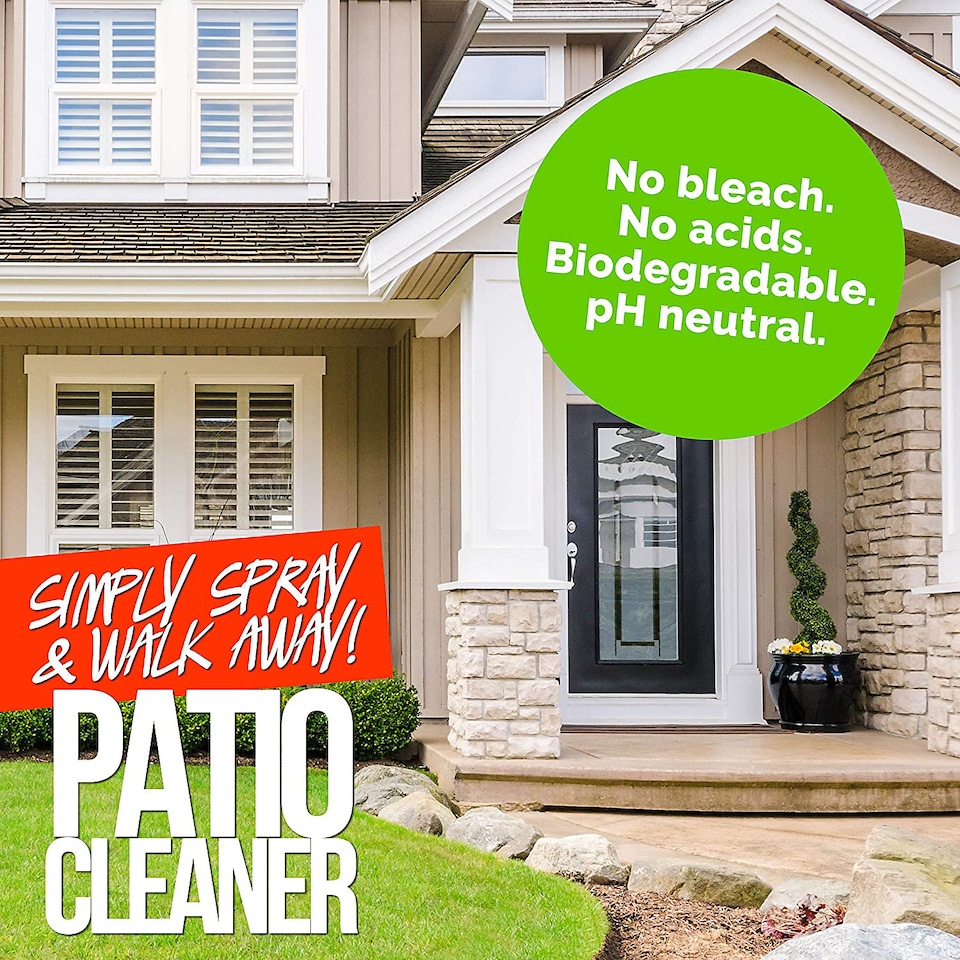 image 1 of Pro-Kleen Patio Cleaner Ready to Use Simply Spray & Walk Away Green Mould and Algae Remover 20L