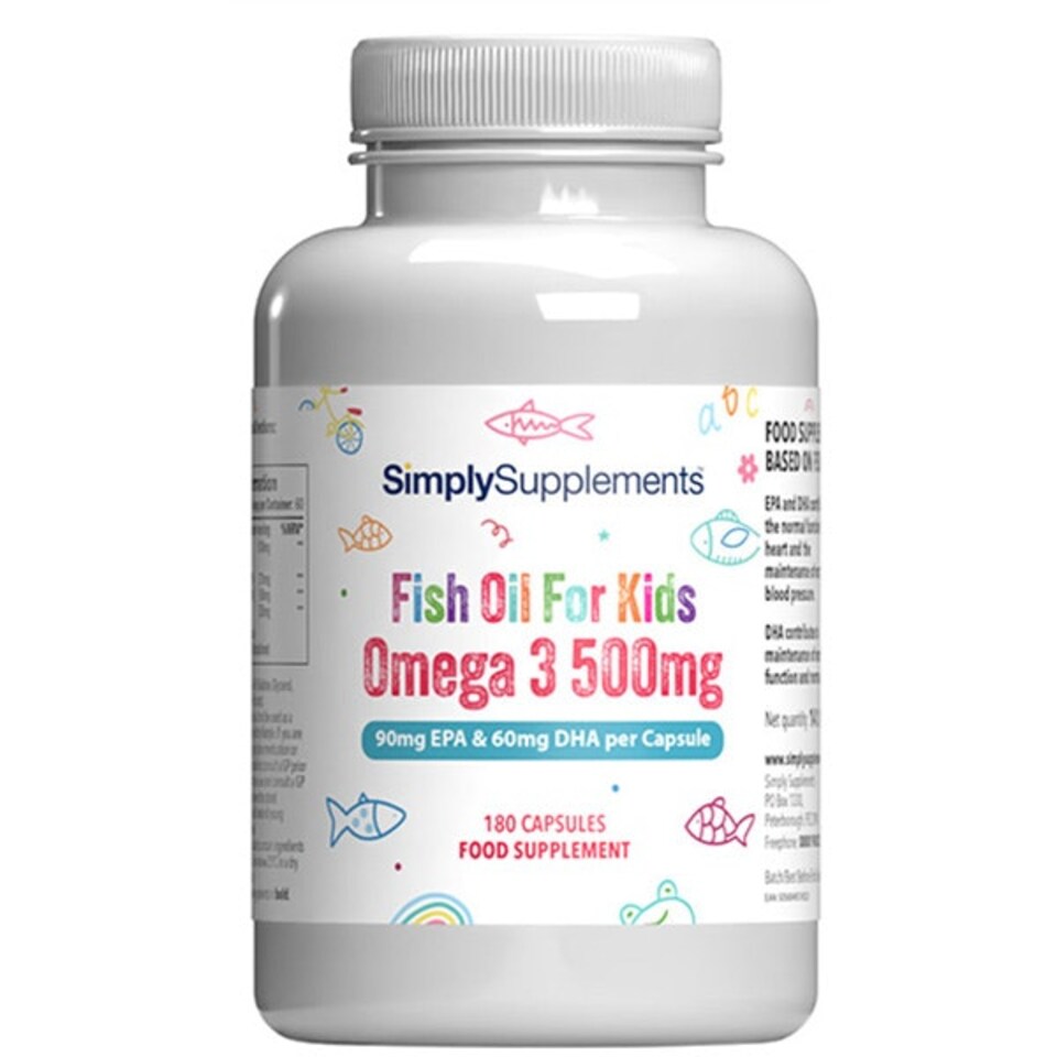 image 1 of Omega 3 for Kids 500mg - 180 Capsules