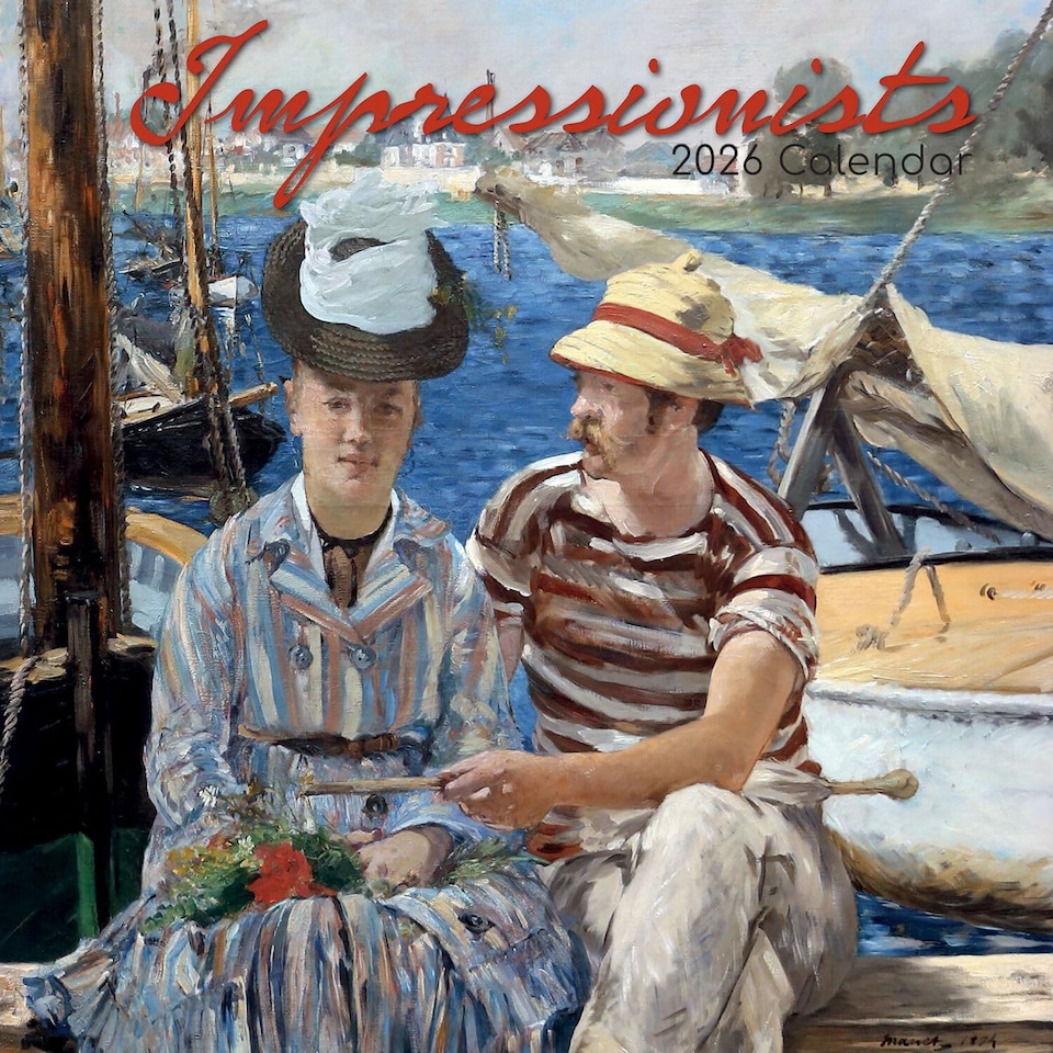 2026 Square Wall Calendar - Impressionists
