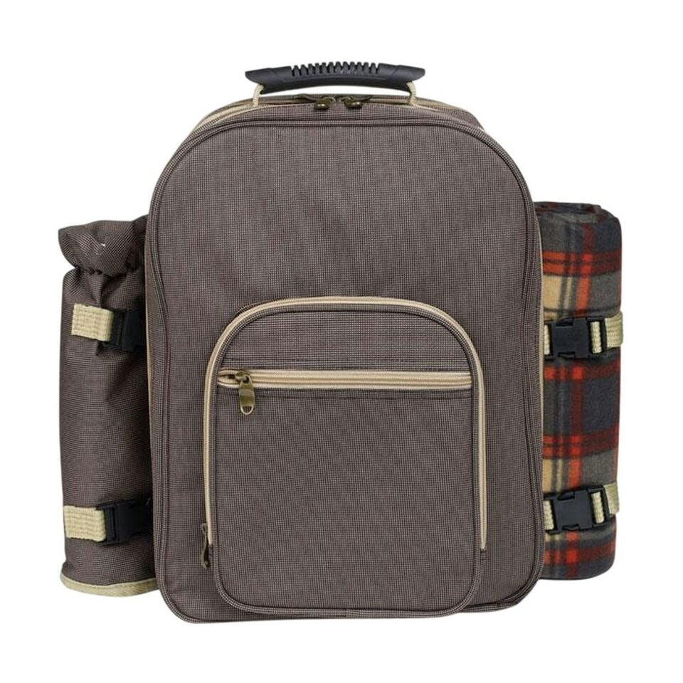 image 1 of MidOcean High Park Picnic Backpack - Brown - One Size Brown