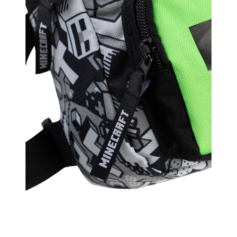 image 1 of Minecraft Creeper Crossbody Bag | Multi | Multicoloured | One Size | 1