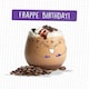 image 1 of Frappe Birthday! - Funny Cartoon Birthday Card