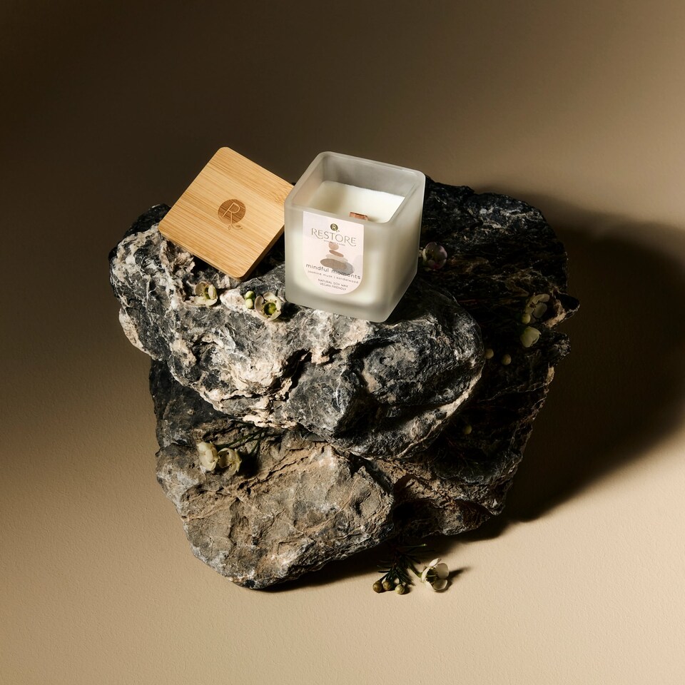 image 1 of Restore Small Soy Wax Candle - Mindful Moments