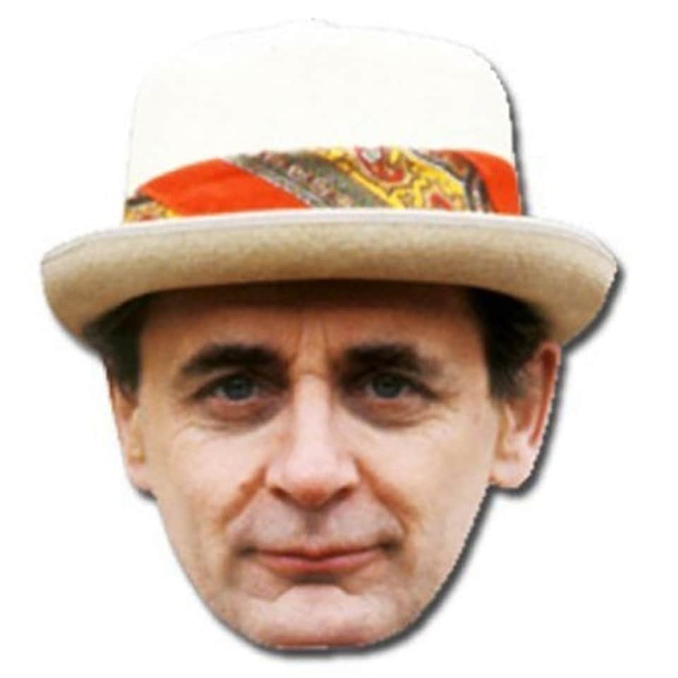 Dr Who The 7th Doctor Cardboard Face Mask