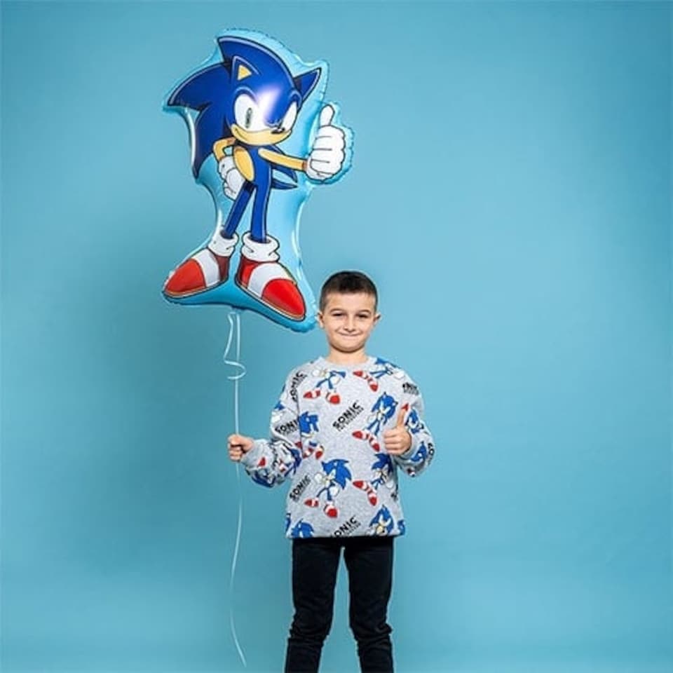 image 1 of Sonic The Hedgehog Giant Foil Helium Balloon 77cm / 30 in