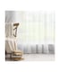 image 3 of Sheer Eyelet Voile Curtains in White | White