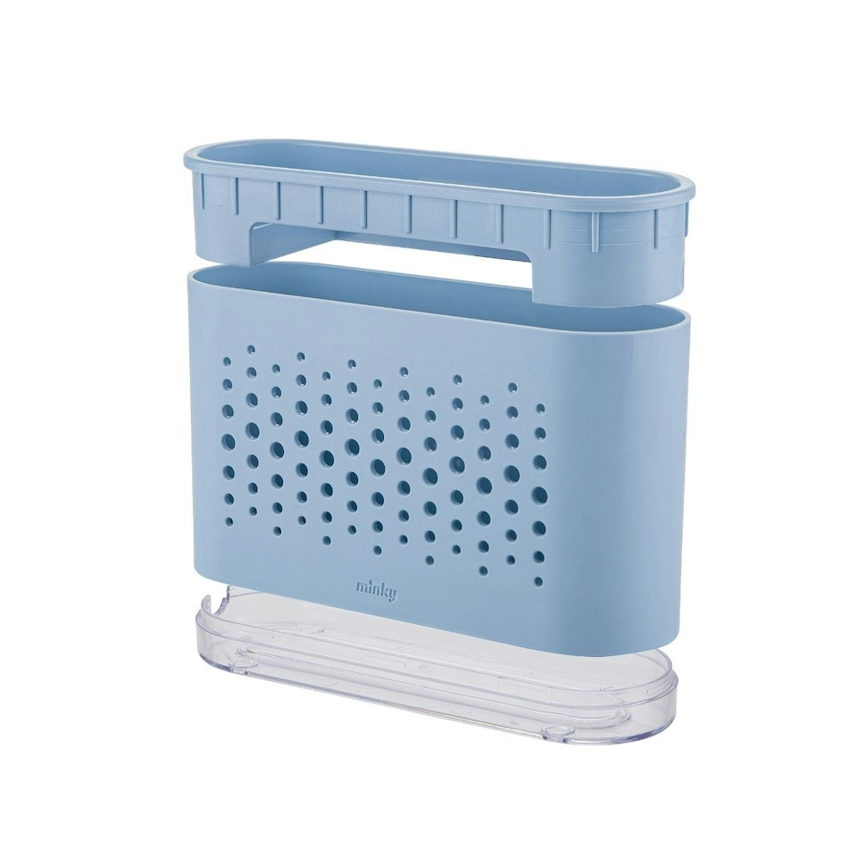 image 1 of Slimline Sink Tidy Slate Blue