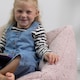 image 6 of Kids Teddy Bear Armchair Bean Bag  Childrens Bean Bags | Pink | Pink | M | 1