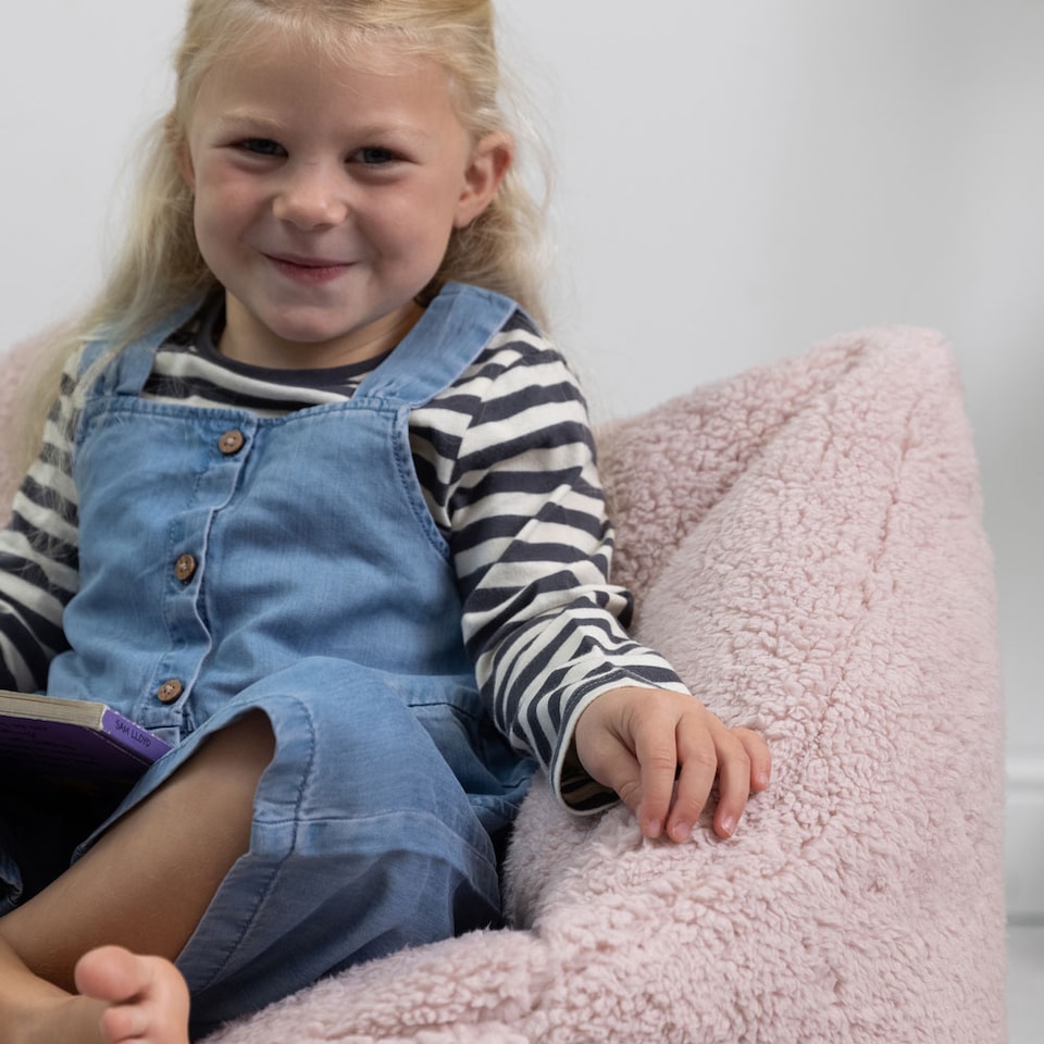 image 1 of Kids Teddy Bear Armchair Bean Bag  Childrens Bean Bags | Pink | Pink | M | 1