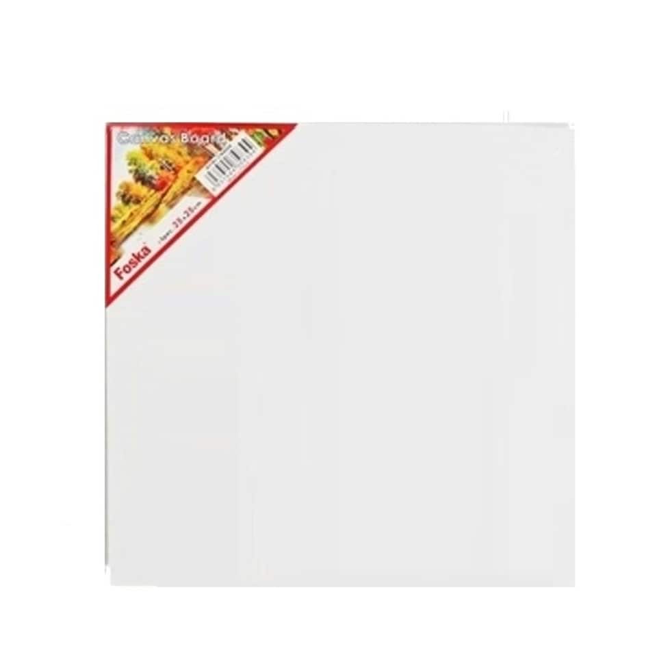 image 1 of 25 x 25cm Artist Paint Canvas Drawing Board