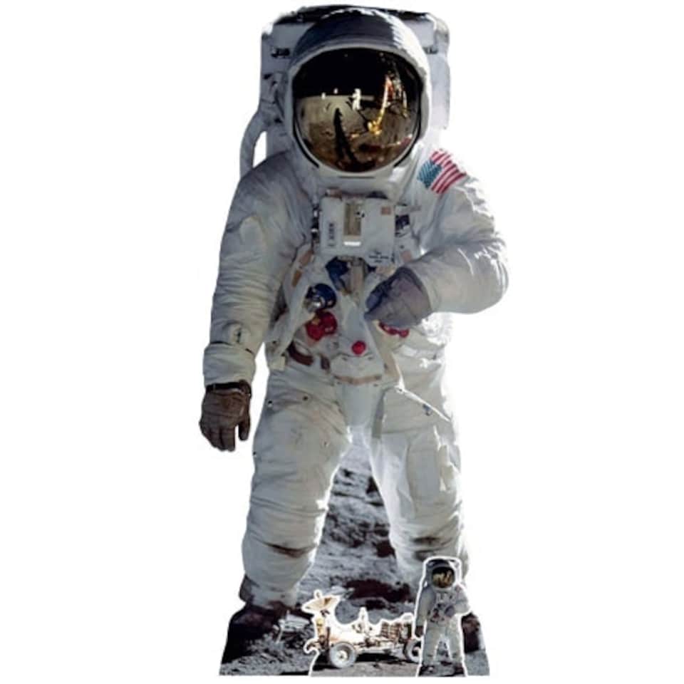 Buzz Aldrin Astronaut Moon Shot Lifesize Cardboard Cutout 187cm