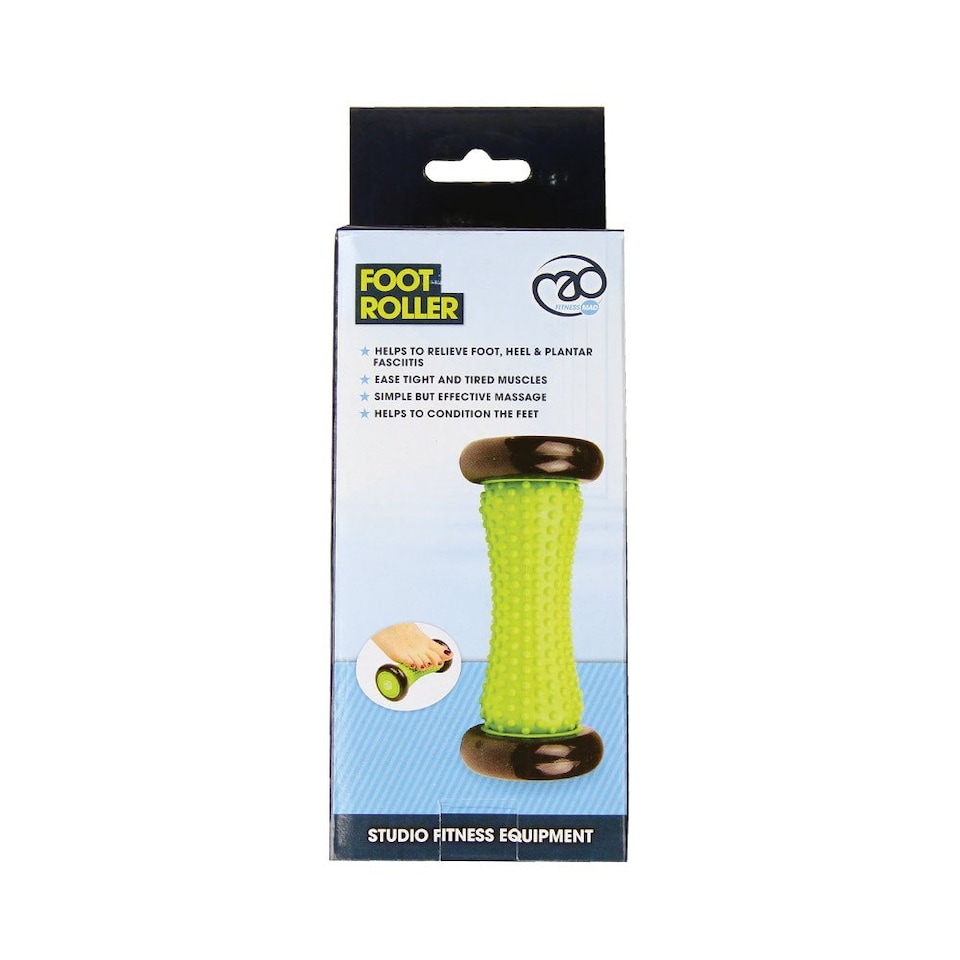 image 1 of Fitness Mad Foot Massage Roller - TPE Foot Roller for Foot and Heel Comfort, Lime Green | Multi | Lime Green | 9483