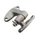 image 2 of 2 Pack Right Self Aligning Ball Joint Hinge Heavy Duty Locker Door Hatch | Silver