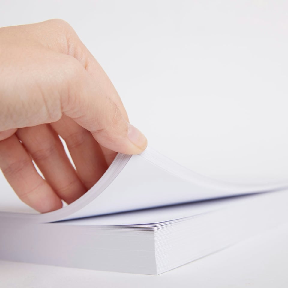 image 1 of Stephens Card White 210gsm, 100 Sheets, White, A4