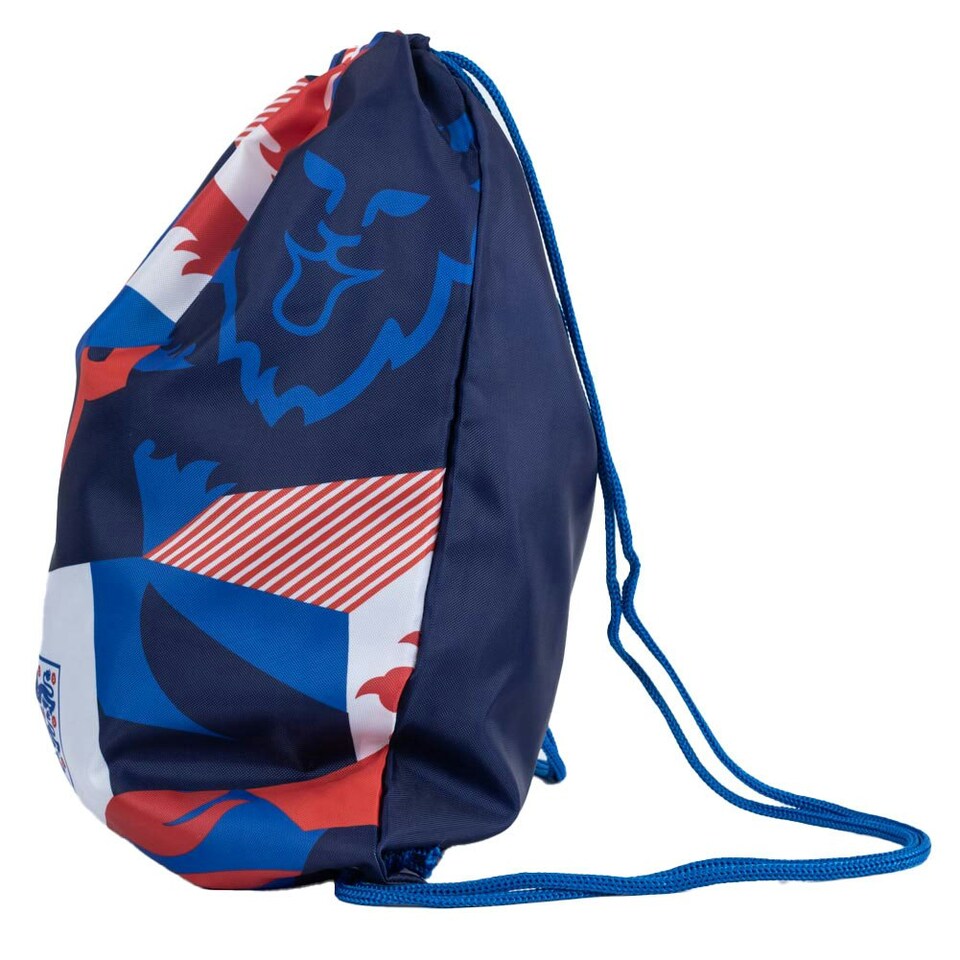 image 1 of England FA Patch Drawstring Bag - Blue/White/Red - One Size Blue | One Size