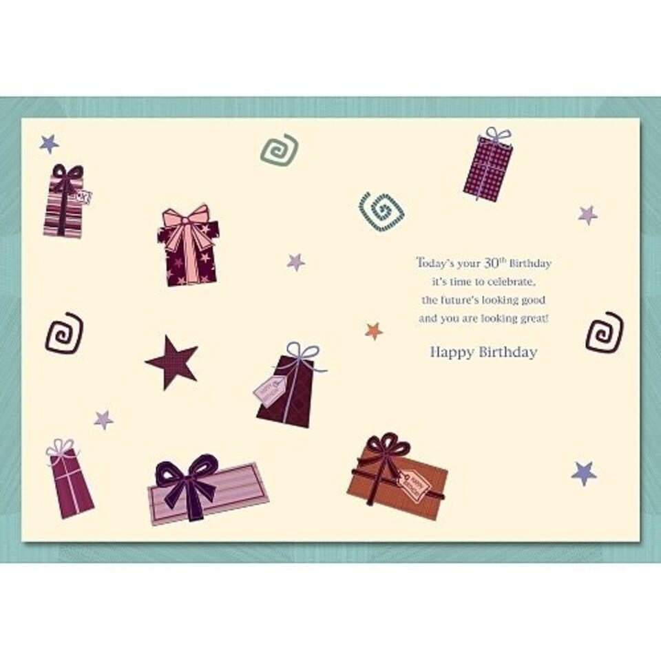 image 1 of 30th Birthday Card