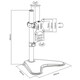 image 2 of TekBox Single Screen Monitor Mount