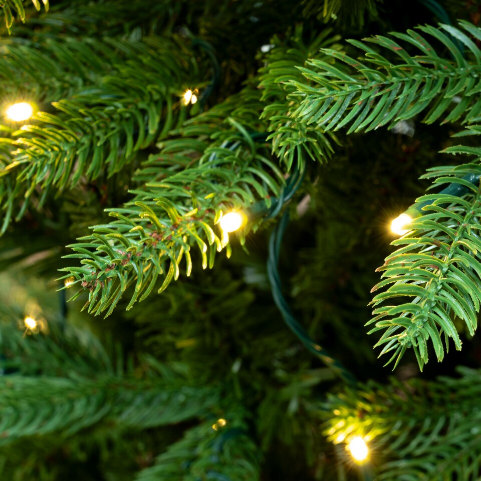 image 1 of Christmas Tree World  6ft/180cm Pre-lit Ultra Slim Mixed Pine Tree