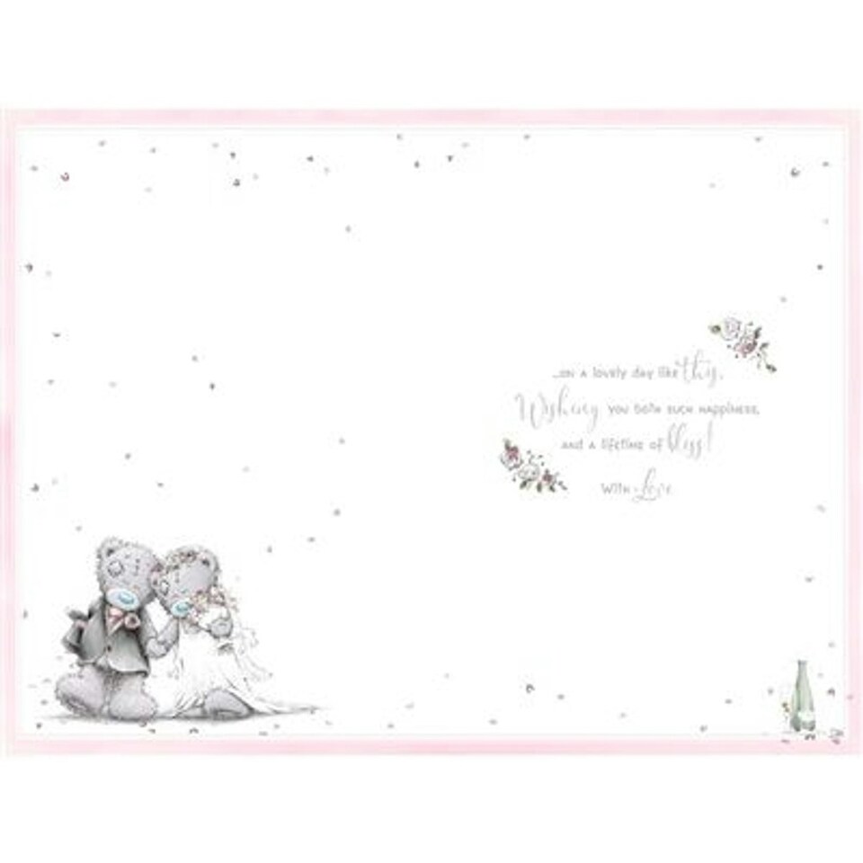 image 1 of For a Special Couple Me to You Bear Wedding Day Card