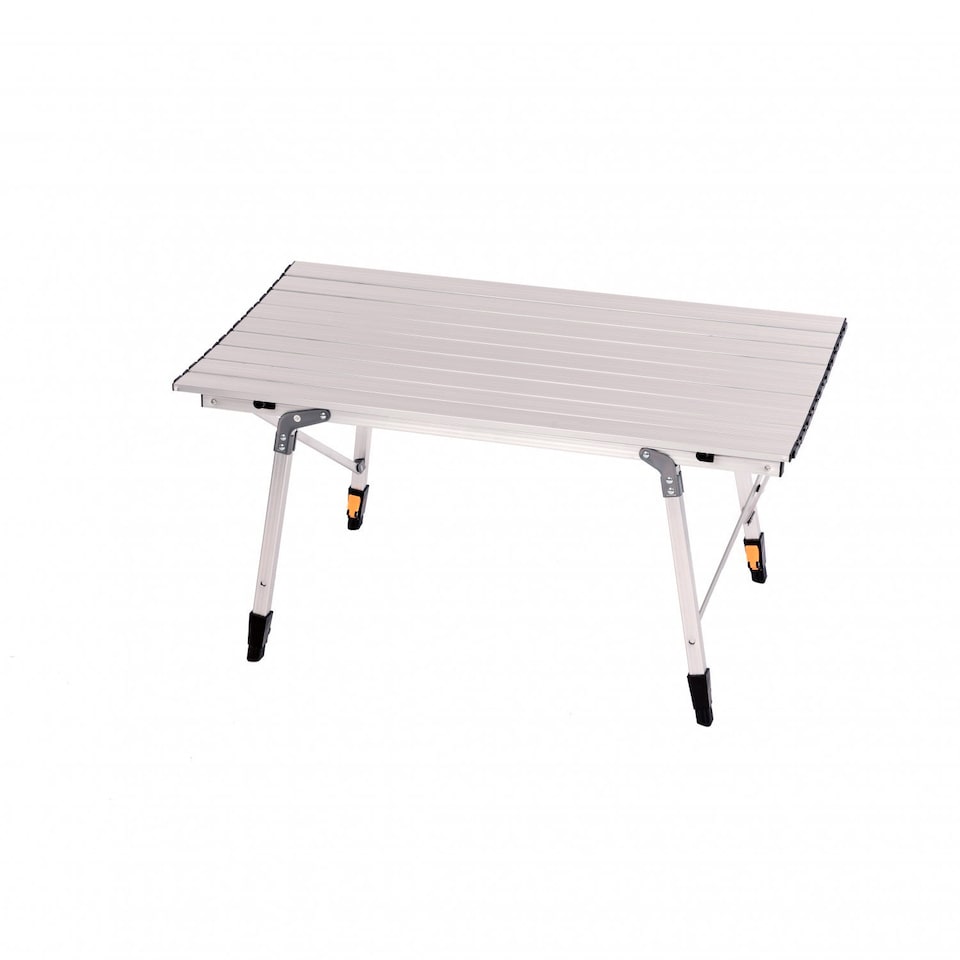 image 1 of 3ft Adjustable Portable Folding Outdoor Aluminium Camping Kitchen Work Top Table | Silver