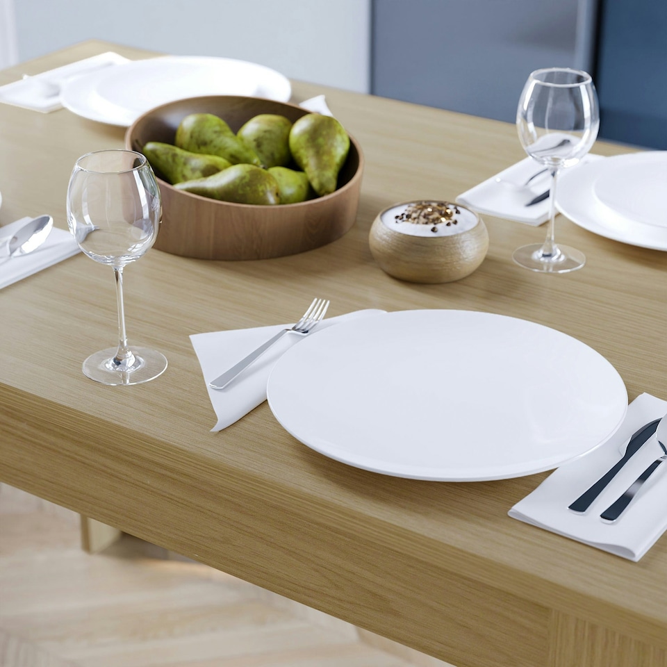 image 1 of Vida Designs Medina 4 Seater Family Dining Room Table - Oak