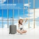image 5 of Flight Knight Lightweight 2 Wheel ABS Hard Suitcases Cabin Carry On Hand Luggage Over 100 Airlines British Airways, Ryanair & easyJet Free Carry On 40x20x25cm Grey | Charcoal | Cabin Bag