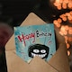 image 3 of Creepy Stick Man Birthday Card Weird Messy Drawing for Him