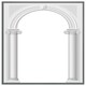 image 4 of Colums (Picture Frame) White | XL