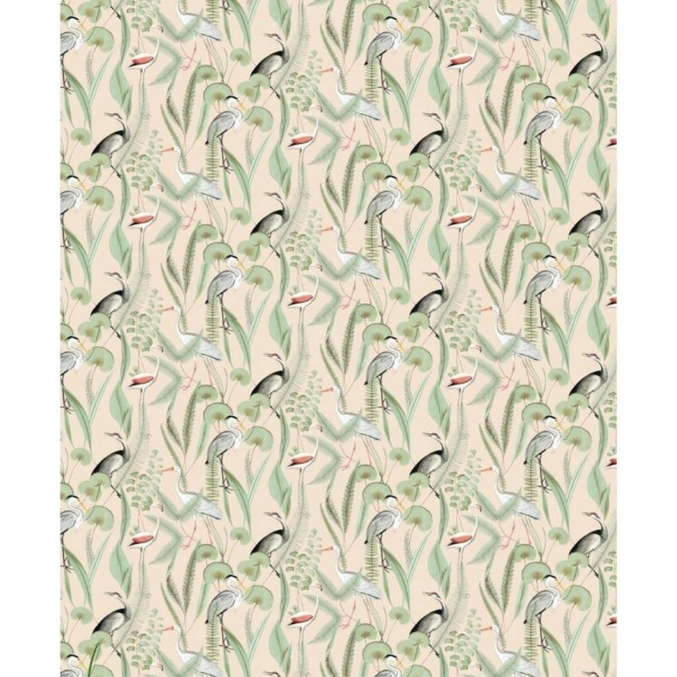 image 1 of Muriva Eden Collection Kivu Wallpaper - Pink - 32.8ft x 20.9in Pink