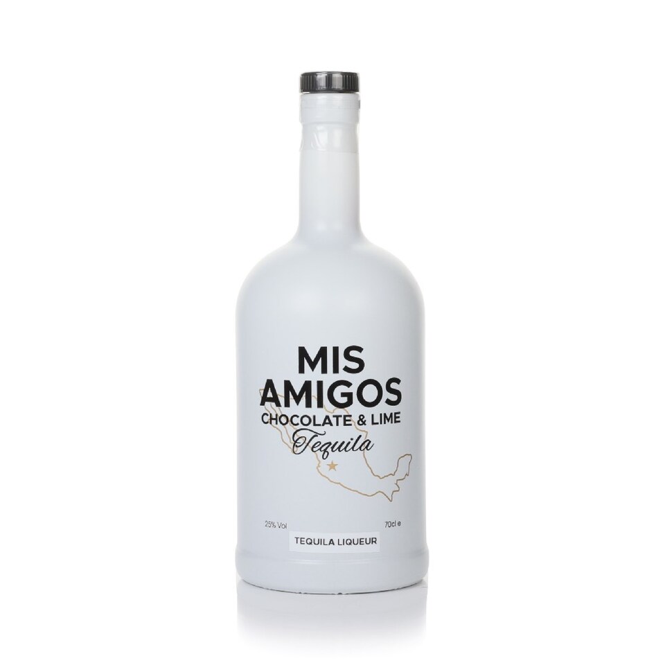image 1 of Mis Amigos Chocolate & Lime Tequila Liqueur | Clear | 1