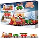 image 1 of Rexco Deluxe Train Set Around Christmas Tree Track Toy Lights Musical Party Xmas Gift