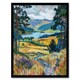 image 1 of Loch Lomond Scottish Landscape Nature Lover Black Framed Wall Art Print A4