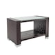 image 8 of Dark Brown Rattan Sofa 1 Sofa, 2 Chairs, 1 Table Multi