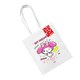image 2 of My Melody Unisex Adult Canvas Tote Bag - White/Pink - 40cm x 37cm