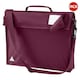 image 1 of Quadra Junior Book Bag With Strap (Pack of 2) - Burgundy - One Size