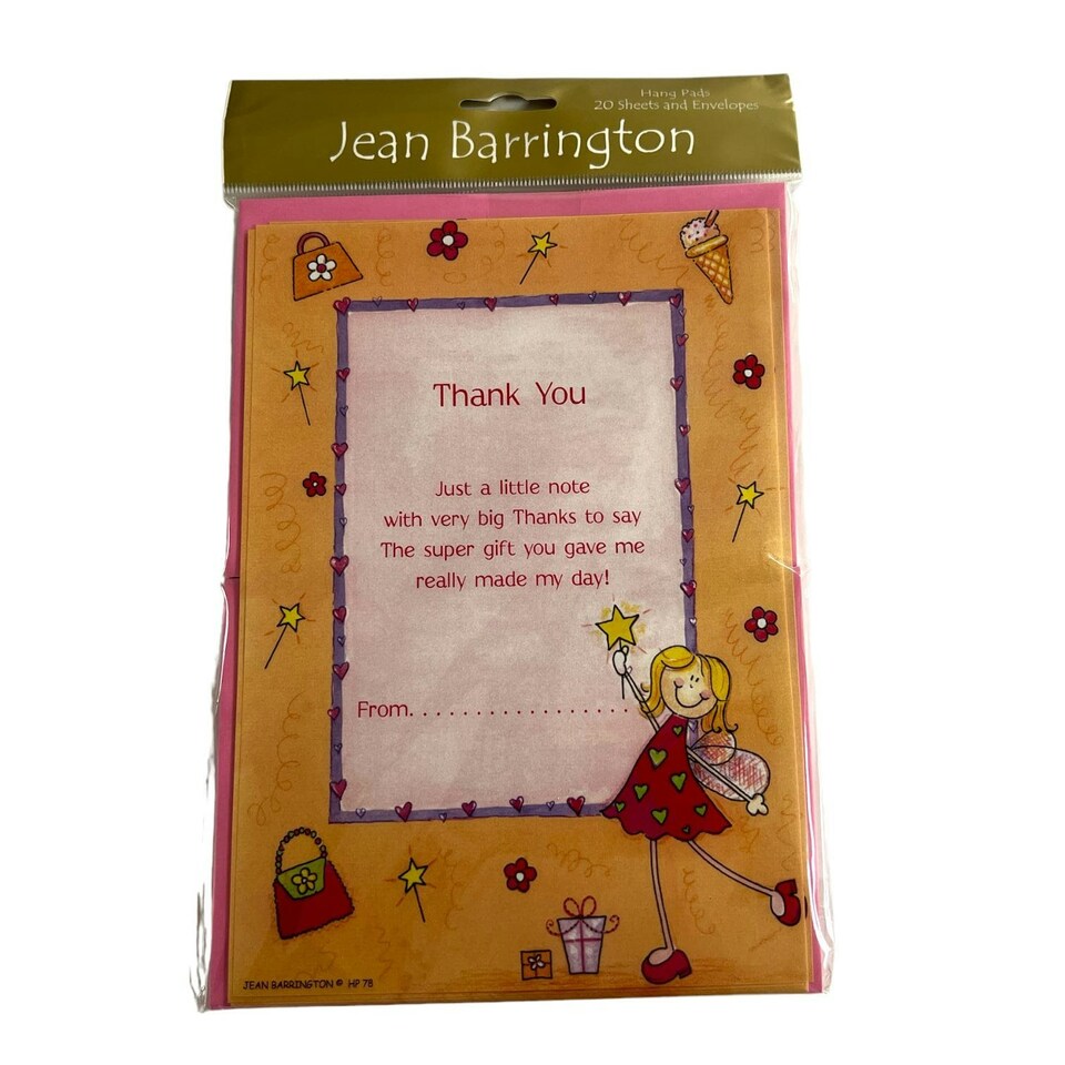 image 1 of Girls Fairy Thank You - Pack of 20