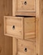 image 6 of Corona 1 Door 4 Drawer Low Wardrobe Brown