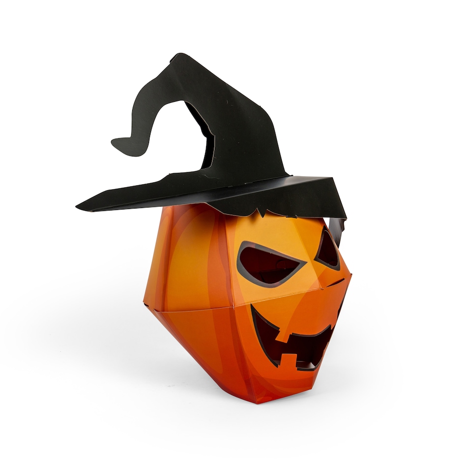 image 1 of Pumpkin 3D Mask Car Craft