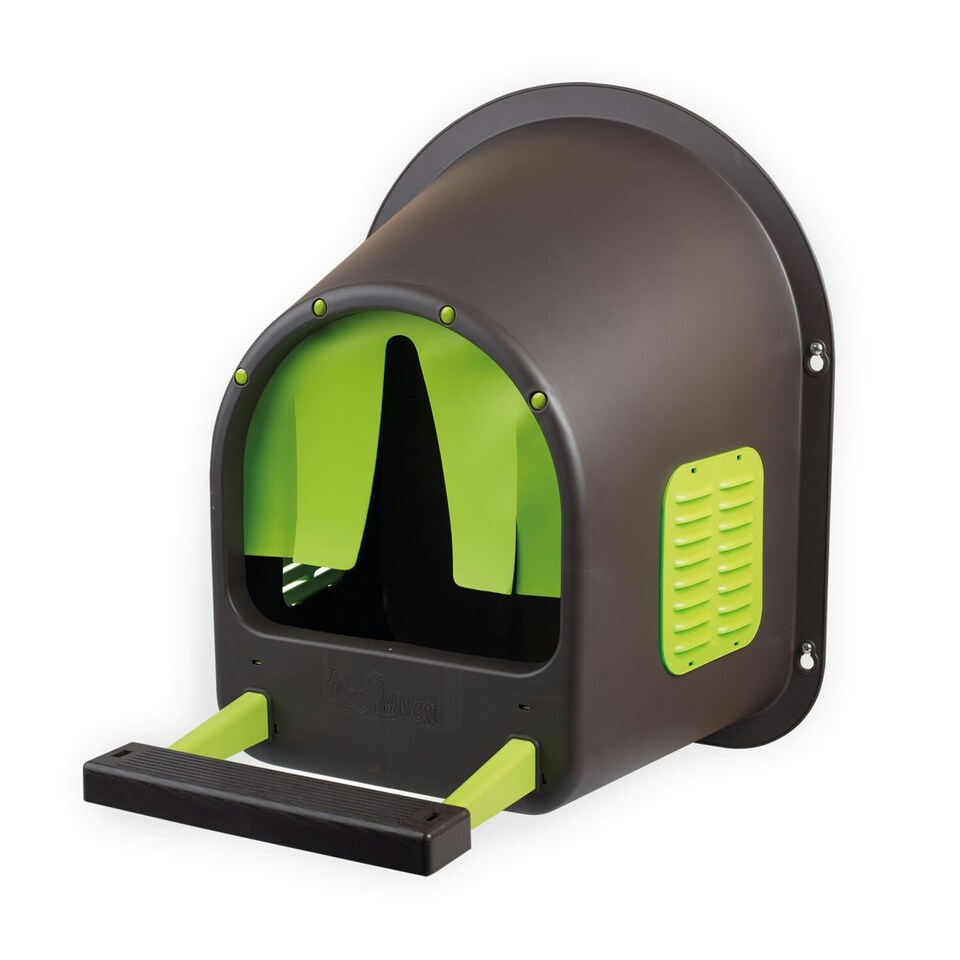 Eton MyCozy Plastic Hen Nesting Box - Black/Green - One Size