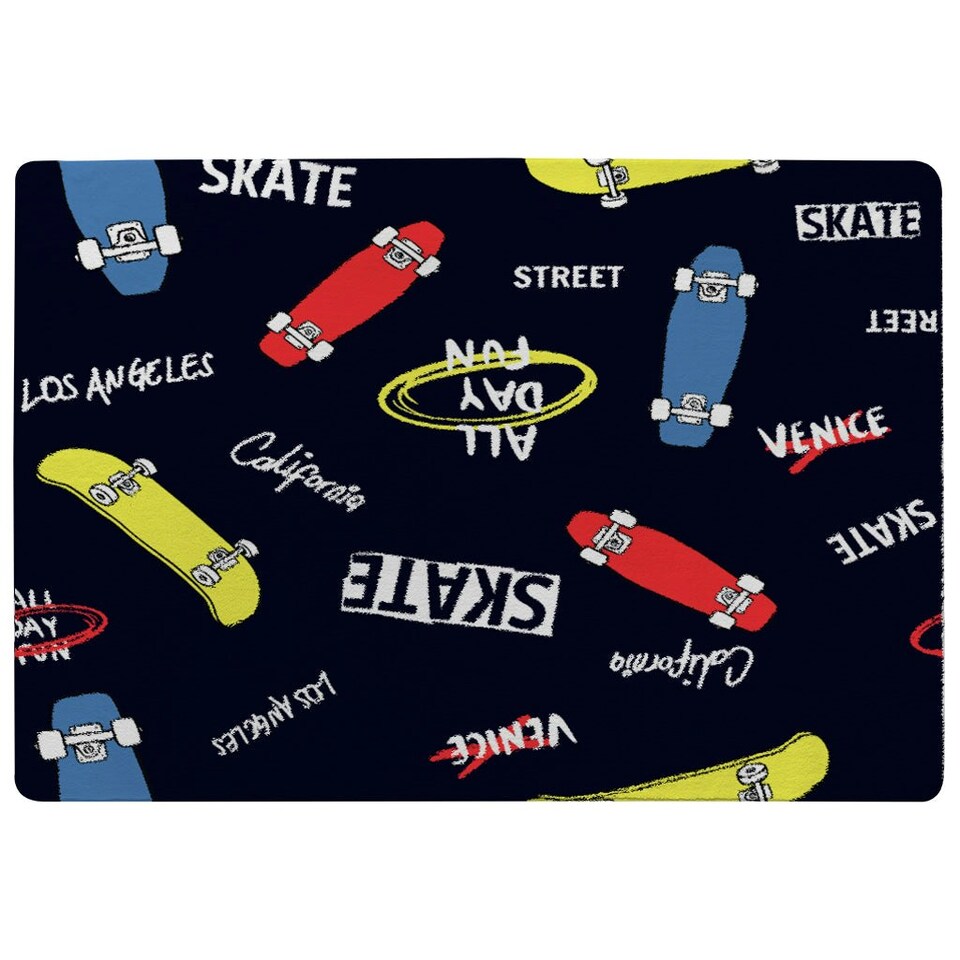 image 1 of Skate (Rug) Black | Small: 60x110cm