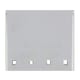 image 1 of 180cm Light Grey Square Eyelet Edge Roller Blind