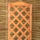image 3 of 1.6m Samuel Alexander Natural Wooden Freestanding Garden Trellis with Raised Bed Planter