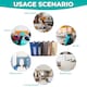 image 5 of 40L Collapsible Laundry Basket, Laundry Hamper with Padded Handles