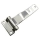 image 1 of 145mm Strap Hinge Stainless Steel Locker Door Hatch 316 Marine Grade Silver
