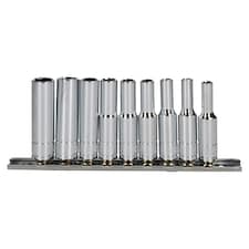 1/4" Drive Deep BA Socket Set Sockets 0BA - 8BA 9pc Classic Car Model Making